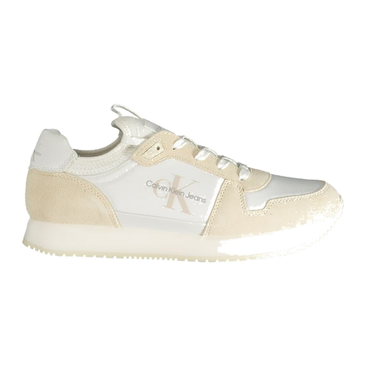 Calvin Klein White Polyester Men Sneaker