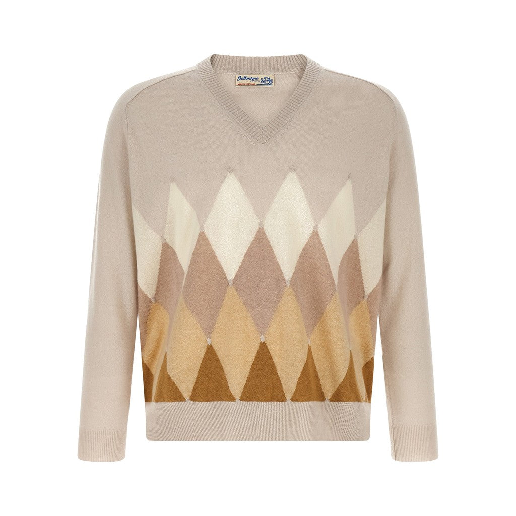 Ballantyne Beige Cashmere Cardigan for Women