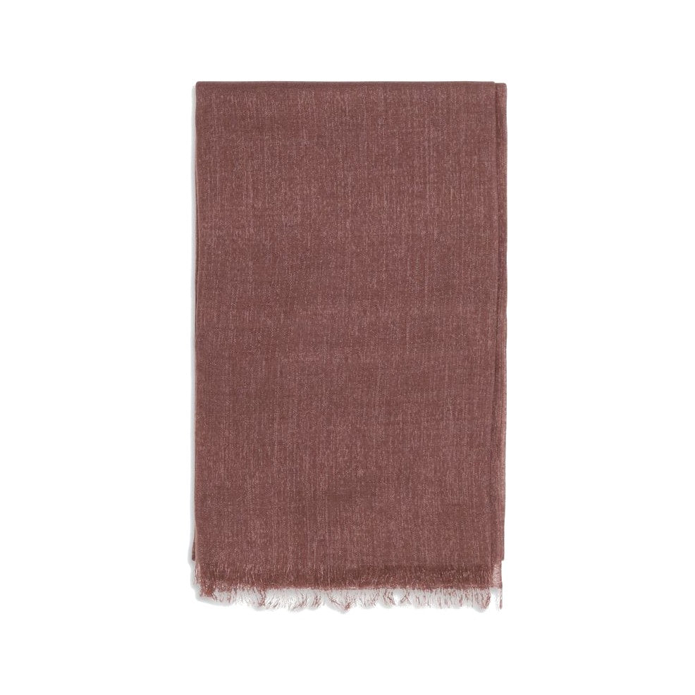 Brunello Cucinelli Bordeaux Cashmere Foulard for Women