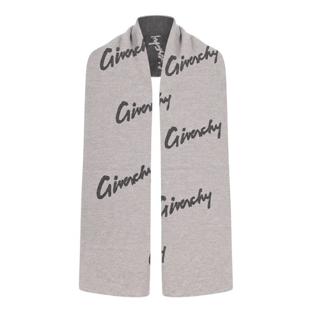 Givenchy Gray Wool Scarf for Women