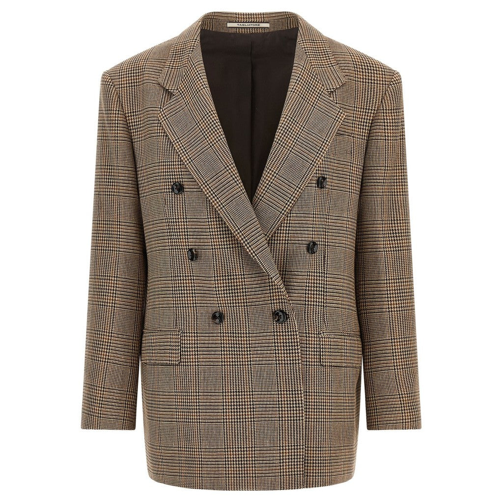 Tagliatore Brown Polyester Blazer for Women
