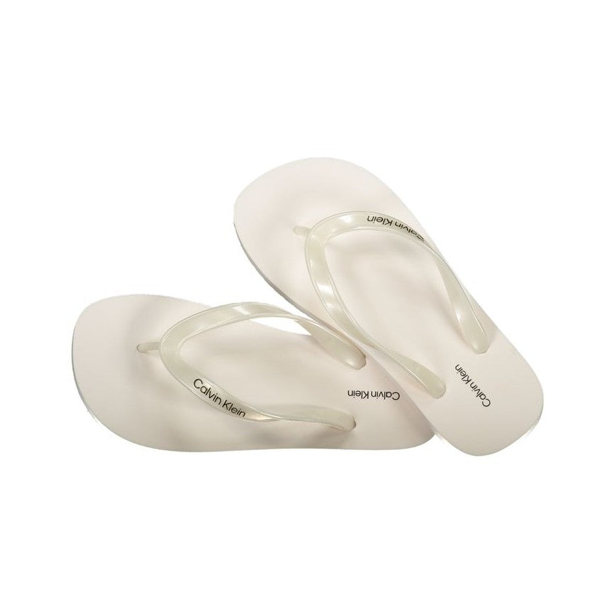 Calvin Klein White Polyurethane Women's Sandal