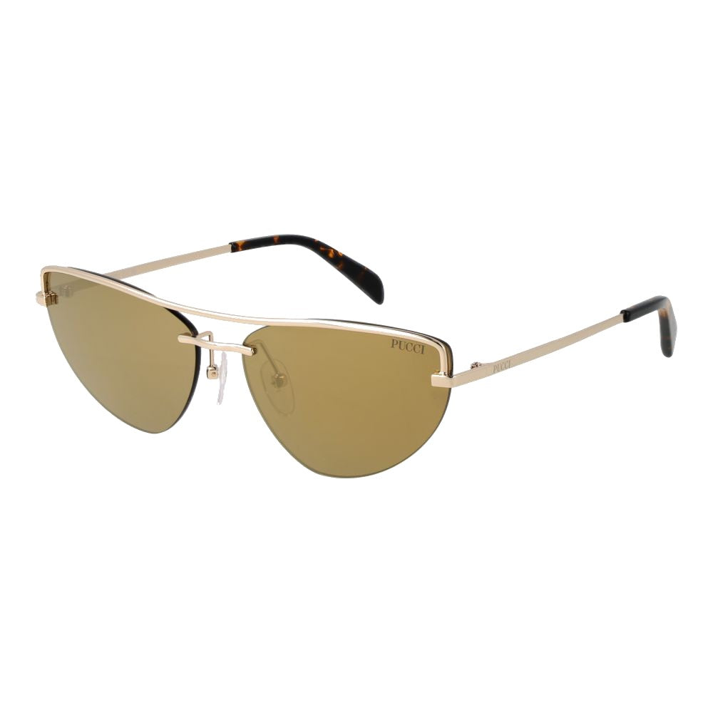 Emilio Pucci Women's Cat Eye Sunglasses – Gold Metal