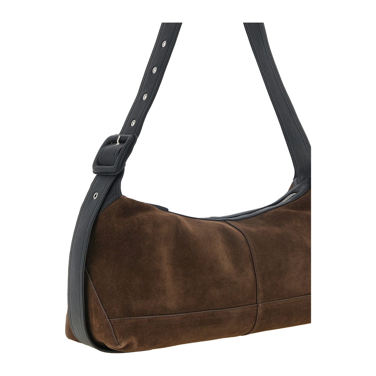 Ami Paris Brown Cowhide Crossbody Bag for Women