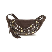 Valentino Garavani Brown Calf Leather Bos Taurus Shoulder Bag for Men