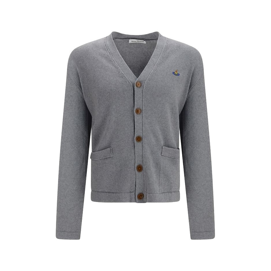 Vivienne Westwood Gray Cotton Cardigan for Men