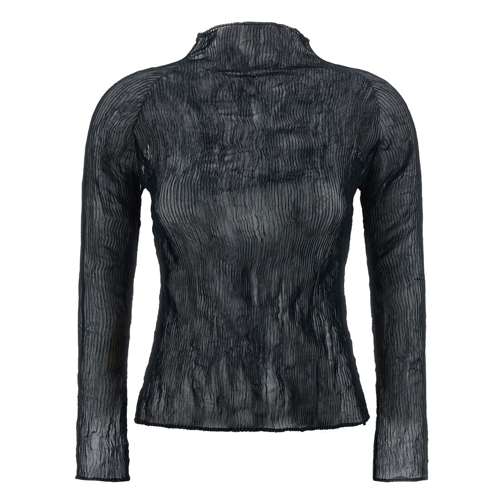Issey Miyake Black Polyester Cardigan for Women