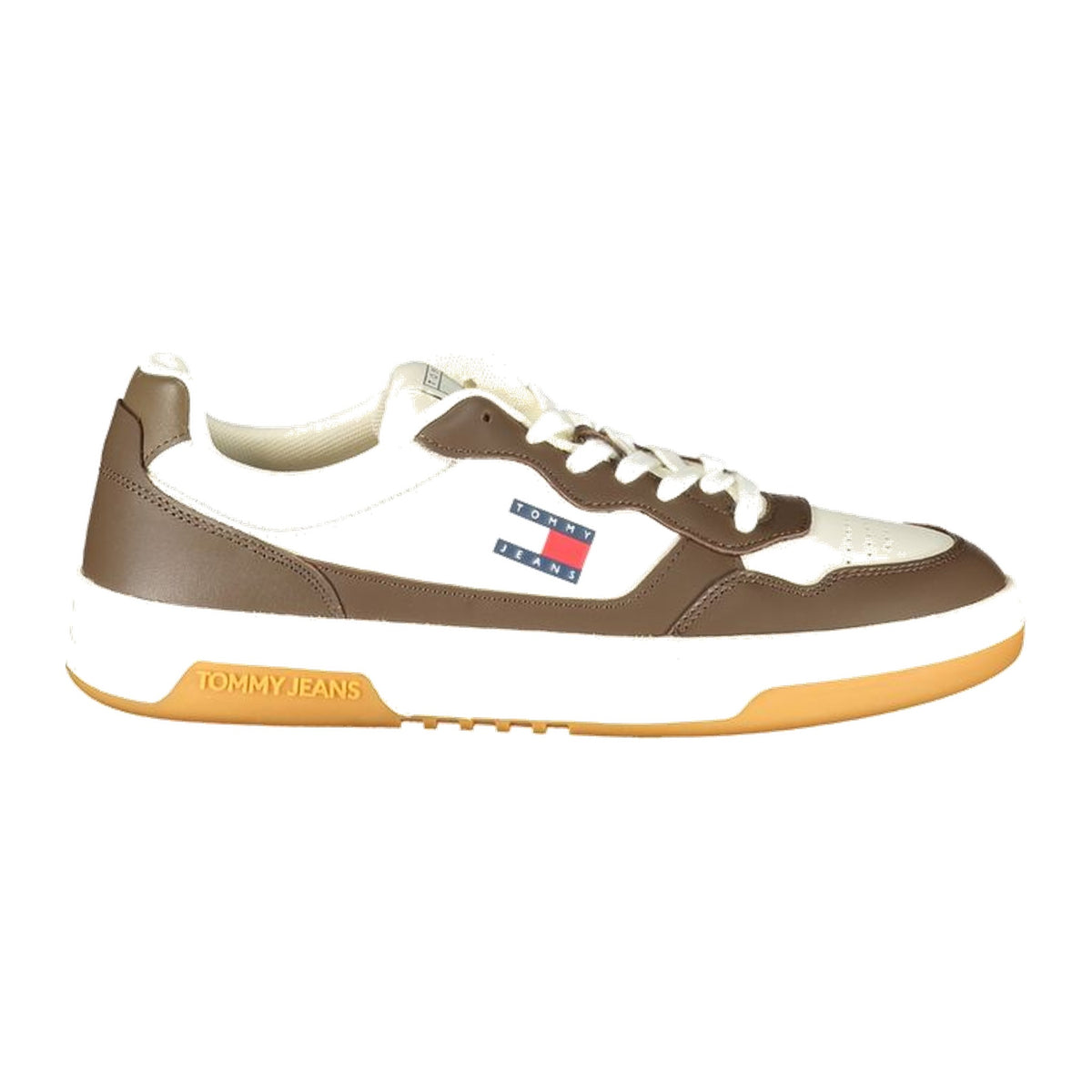 Tommy Hilfiger White Polyurethane Men Sneaker
