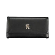 Tommy Hilfiger Elegant Black Dual-Compartment Wallet for Women