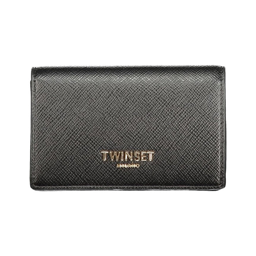 Twinset Black Polyurethane Women's Wallet