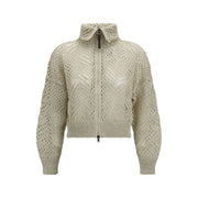 Brunello Cucinelli Beige Linen Cardigan for Women