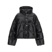 PINKO Black Polyamide Shell Jacket for Women