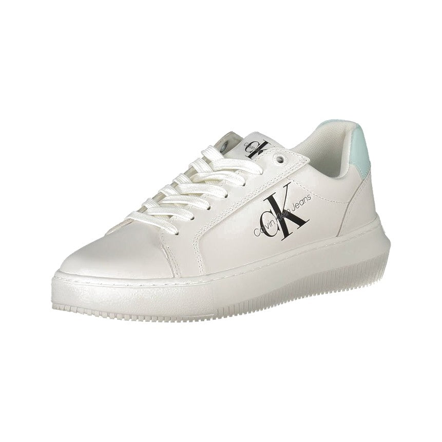 Calvin Klein Bianco Leather Women Sneaker
