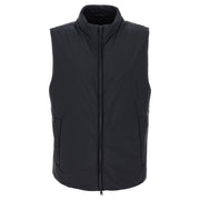 Herno Black Polyamide Sleeveless Jacket for Men