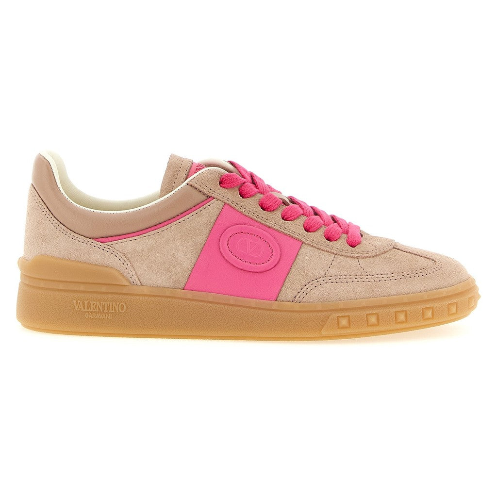 Valentino Garavani Multicolor Calfskin Low Top Sneakers for Women
