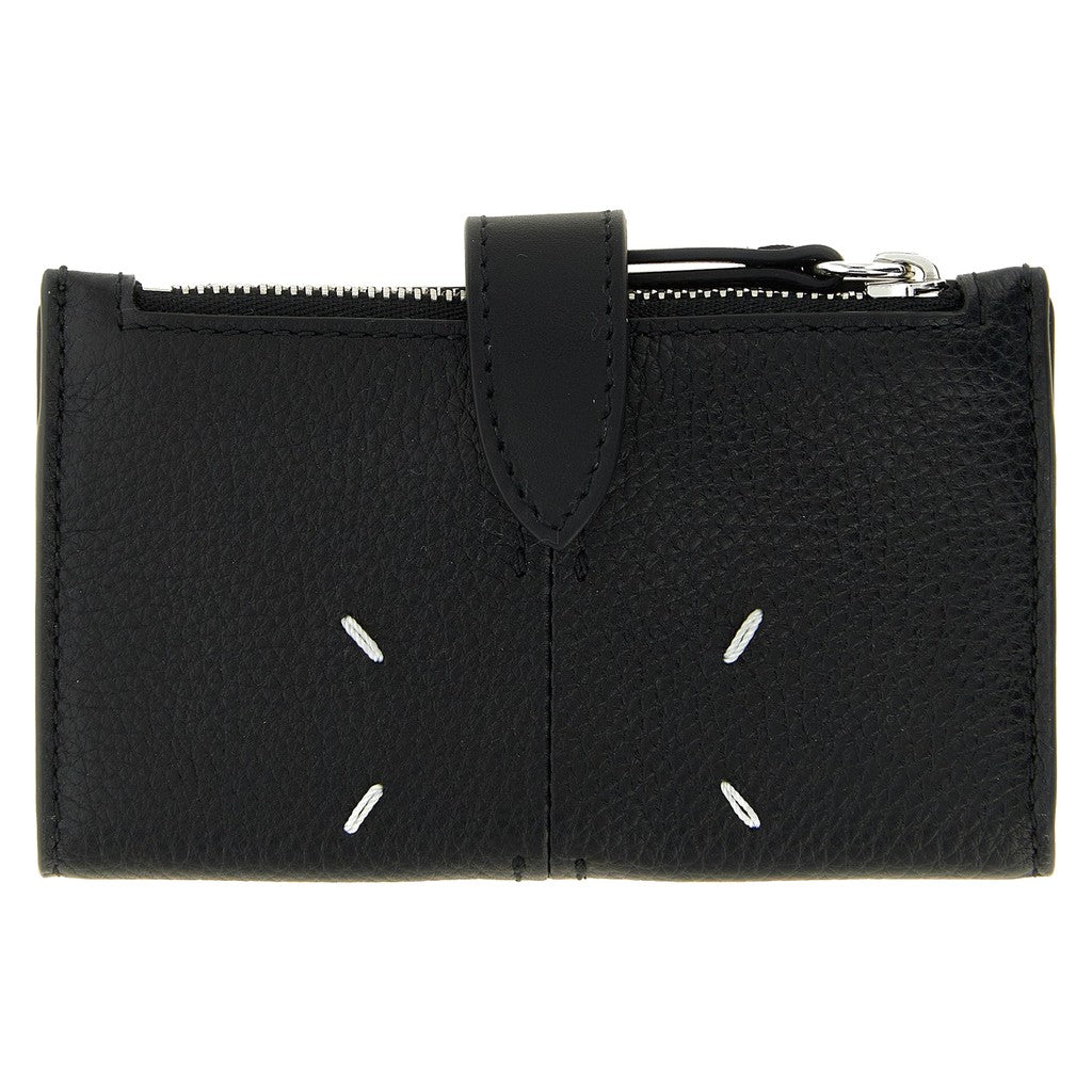 Maison Margiela Black Calfskin Cardholder for Women