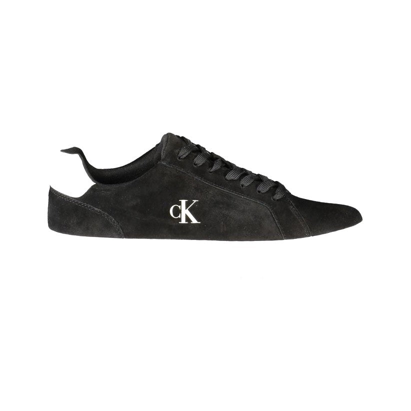 Calvin Klein Black Leather Men's Sneaker