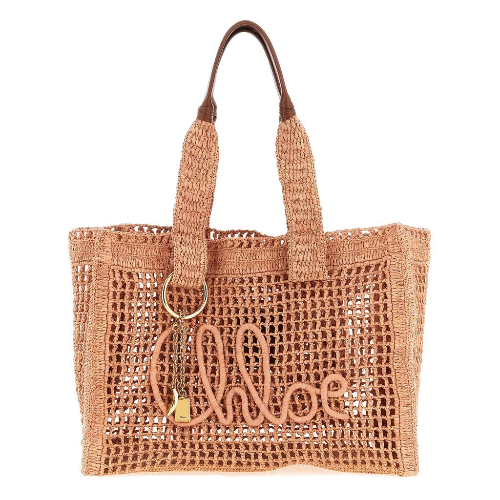 Chloé Multicolor Raffia Tote Bag for Women