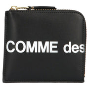 Comme des Garçons Black Cowhide Cardholder for Unisex