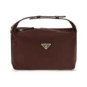 Prada Bordeaux Recycled Polyamide Handbag for Women