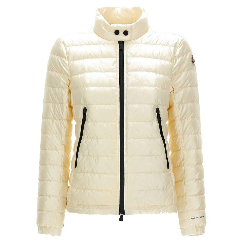 Moncler Grenoble White Polyamide Full-Length Jacket for Women