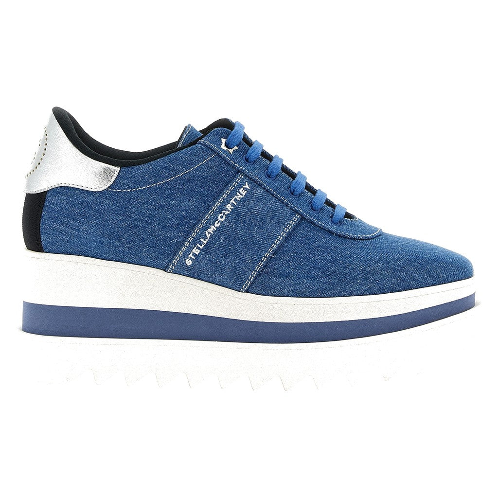 Stella McCartney Blue Eva Wedge Sandals for Women
