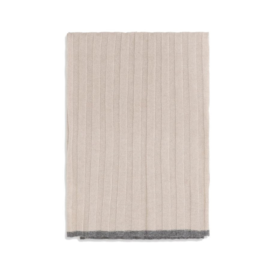 Brunello Cucinelli Beige Cashmere Scarf for Men