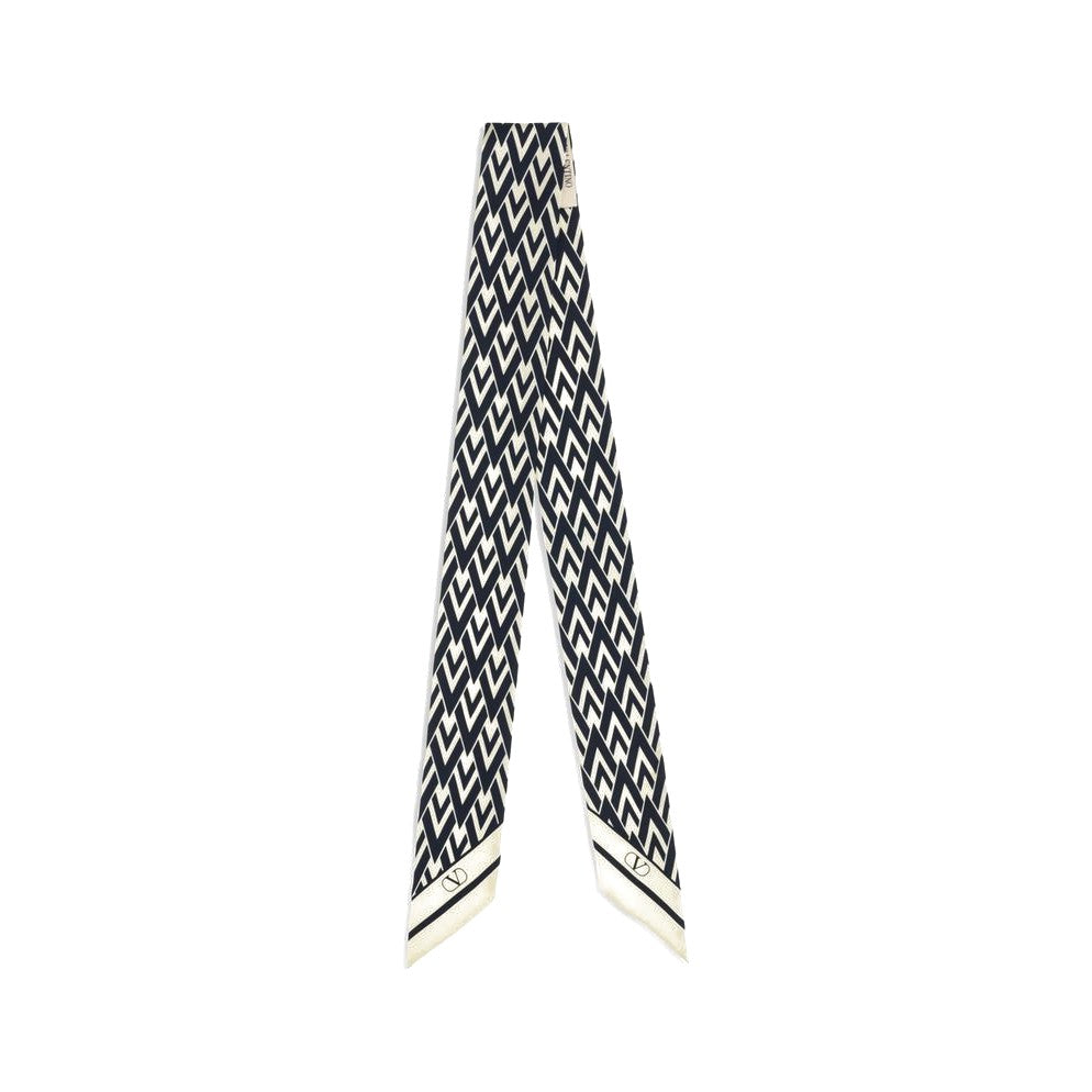 Valentino Garavani Blue Silk Scarf for Women