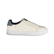 Tommy Hilfiger Beige Leather Women Sneaker