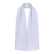 Givenchy Blue Wool Scarf for Women