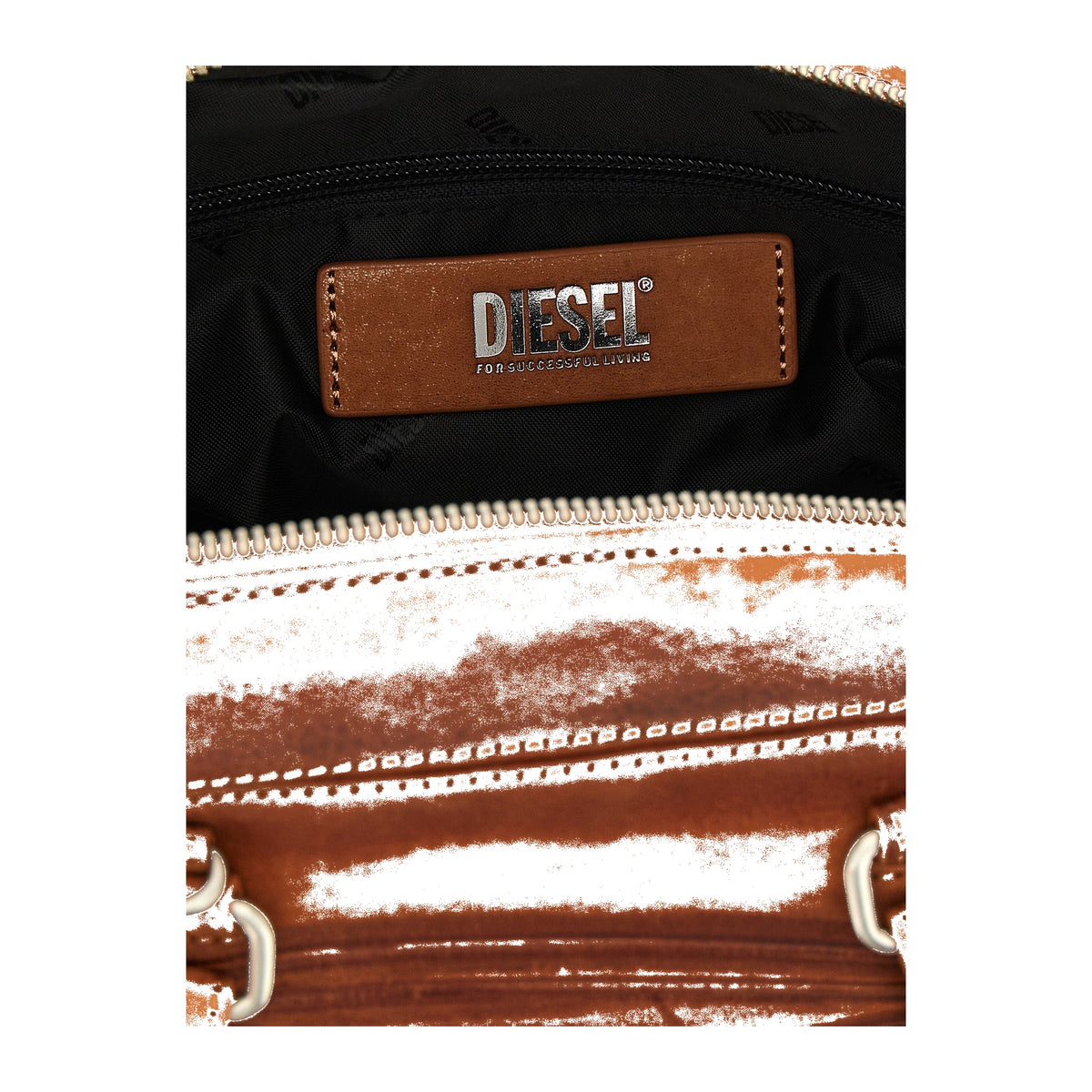 Diesel Brown Other Fibres Shoulder Bag for Women