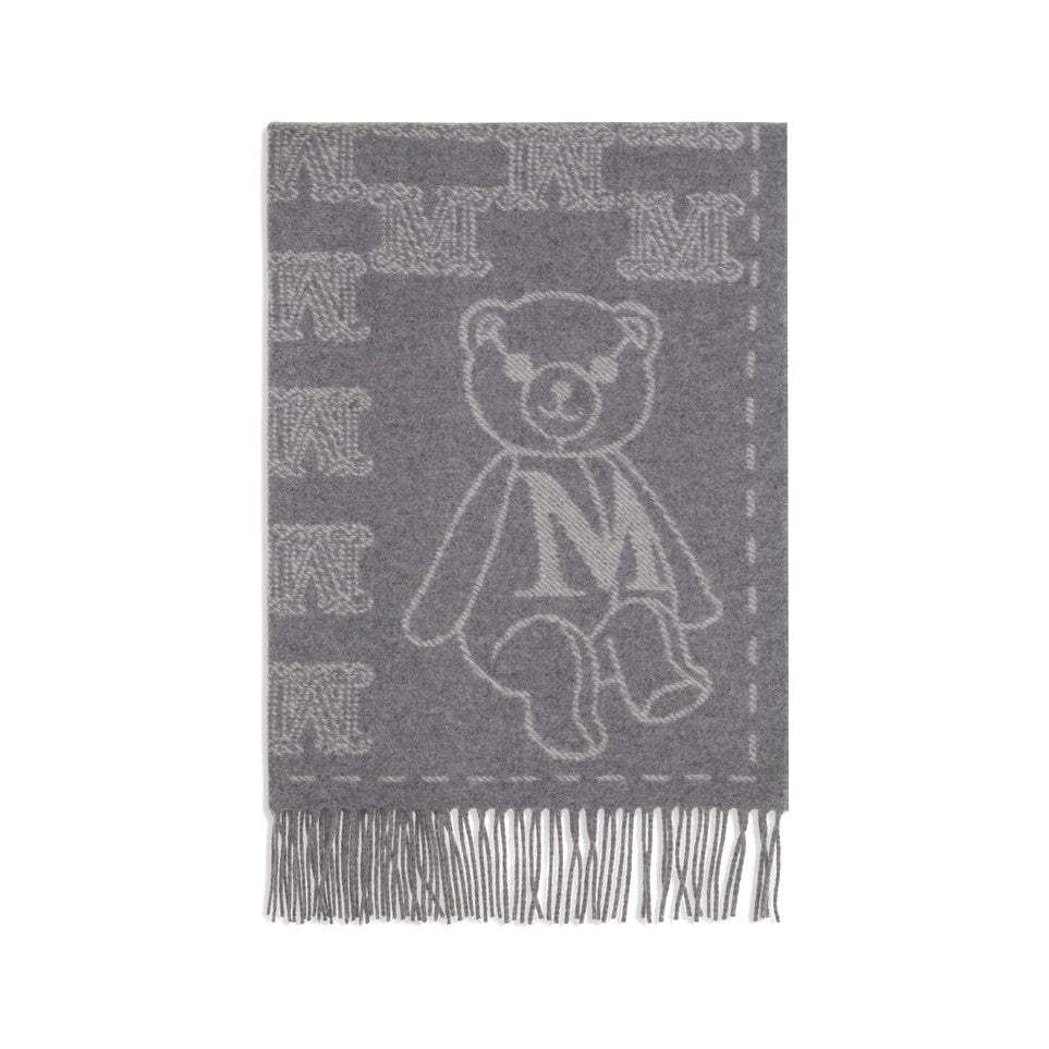 Max Mara Gray Cashmere Scarf for Women