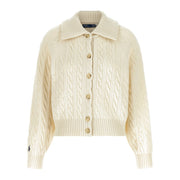 Polo Ralph Lauren White Wool Cardigan for Women