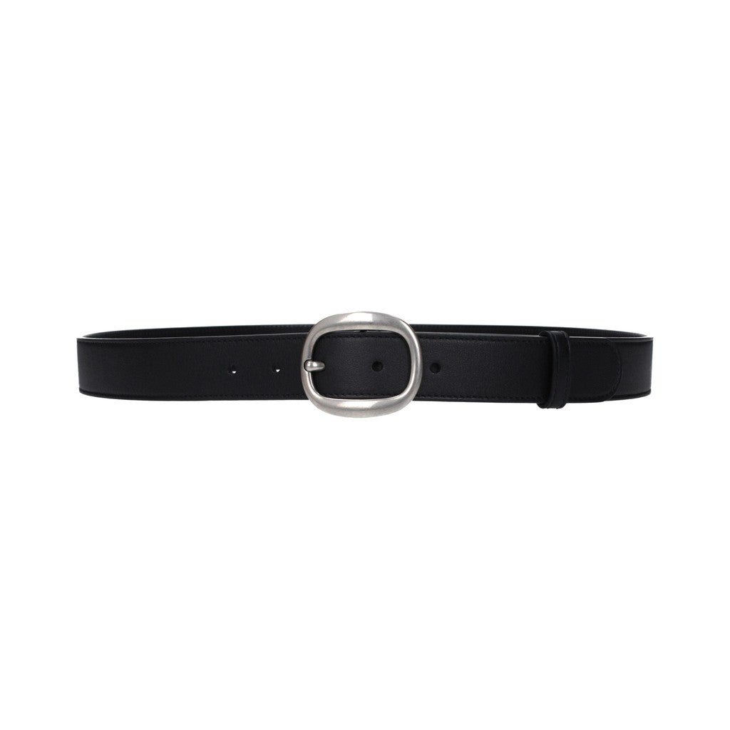 Tom Ford Black Leather Regular Belt for Men