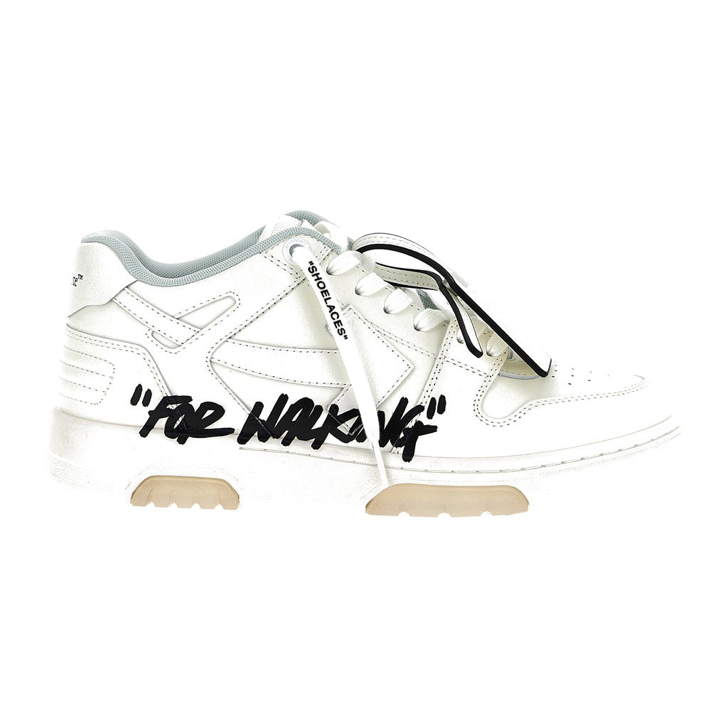 Off-White Bicolor Bovine Leather Sneakers for Men