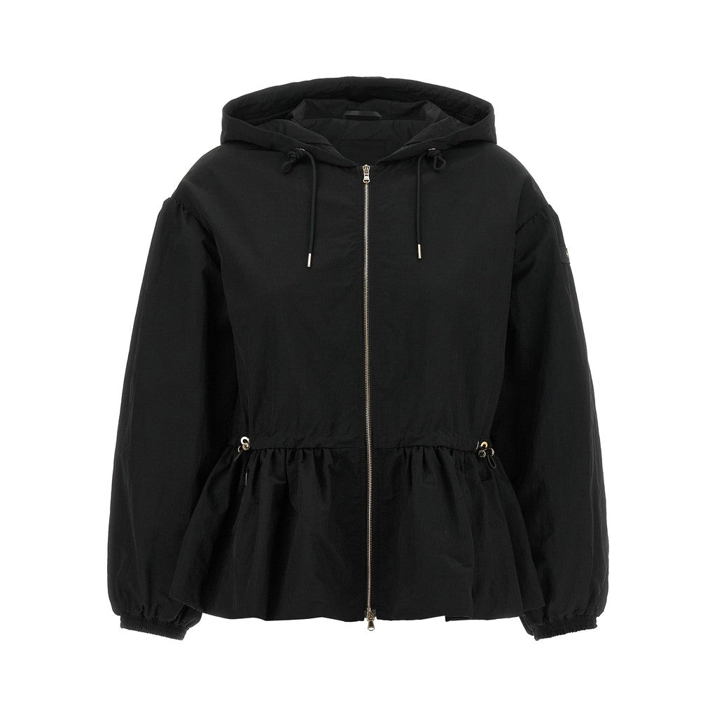 Tatras Black Nylon Full-Length Jacket for Women