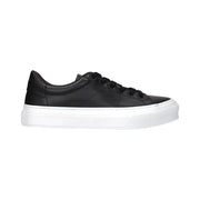 Givenchy Black Leather Low Top Sneakers for Men