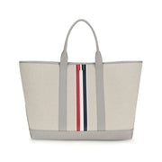 Thom Browne Gray Fabric Shoulder Bag for Men