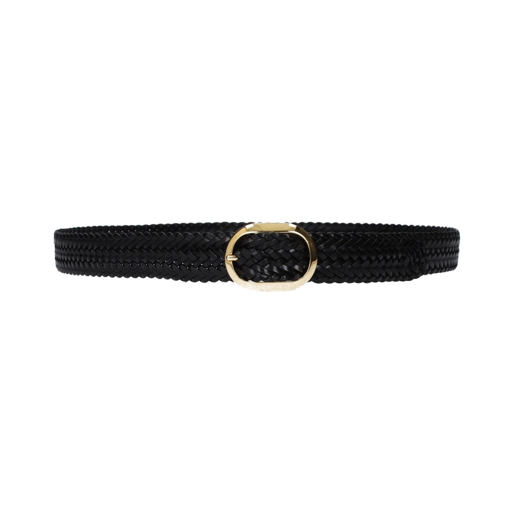 Tom Ford Black Leather Regular Belt for Men