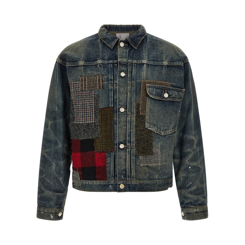 Junya Watanabe Blue Cotton Denim Jacket for Men