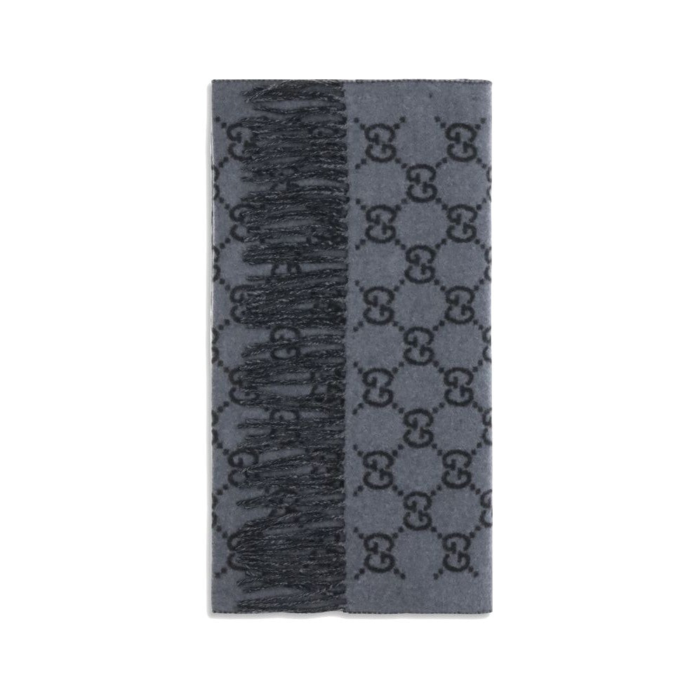 Gucci Blue Cashmere Foulard for Men
