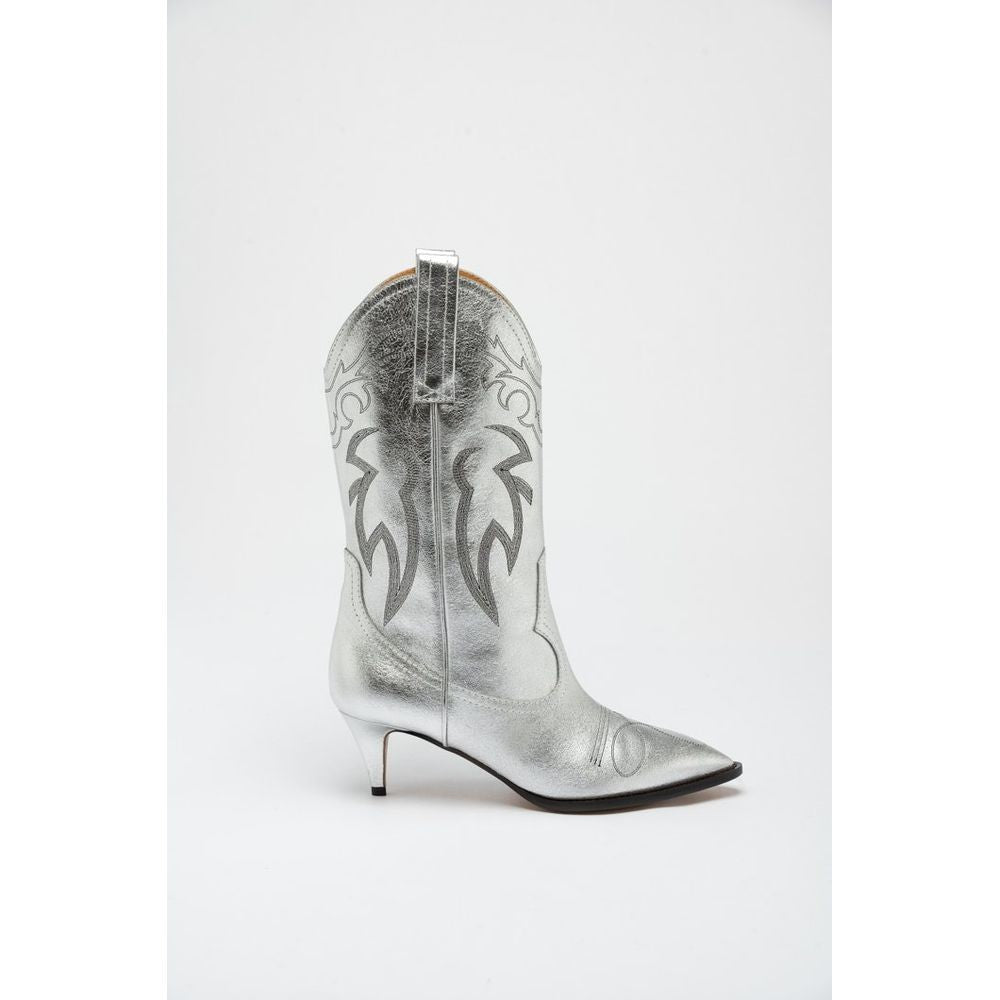 Moschino Multicolor Viscose High Heel Boots for Women