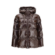 PINKO Brown Polyamide Full-Length Jacket for Women