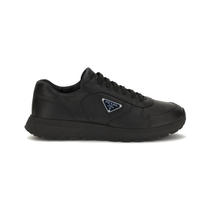 Prada Black Polyester Athletic Sneakers for Men