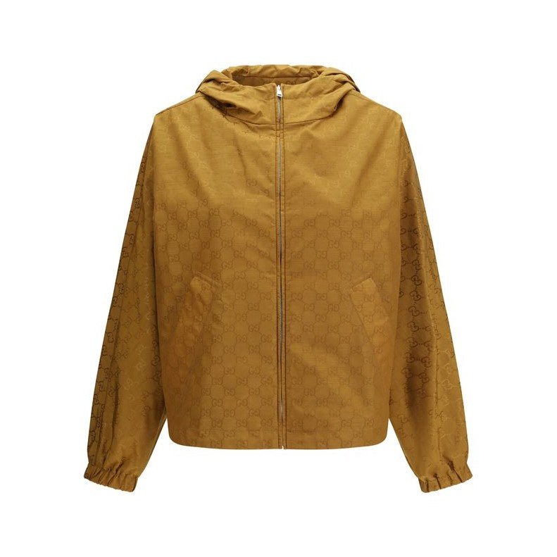 Gucci Beige Nylon Shell Jacket for Women