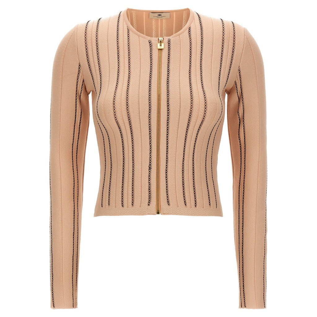 Elisabetta Franchi Multicolor Viscose Cardigan for Women