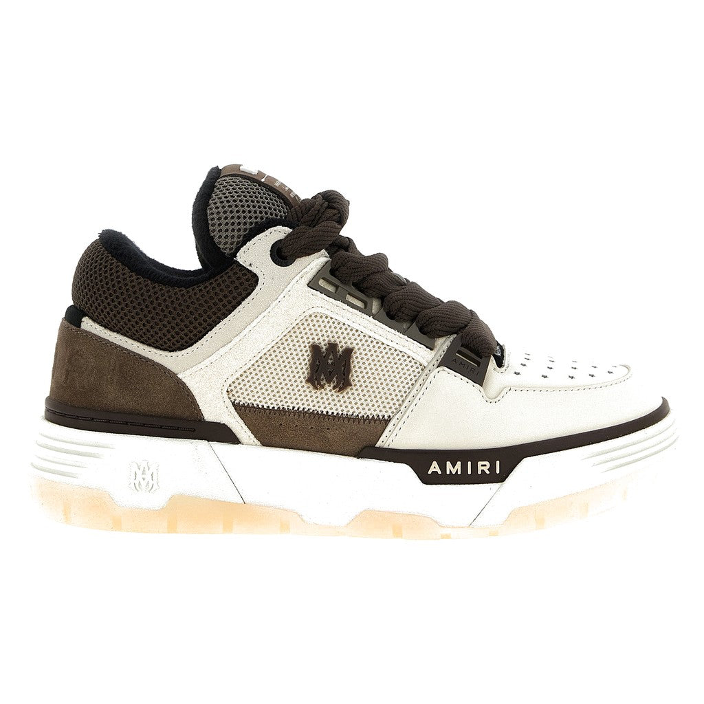 Amiri Brown Calfskin Chunky Sneakers for Men