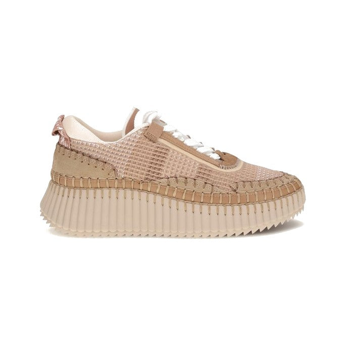 Chloé Beige Nylon Athletic Sneakers for Women