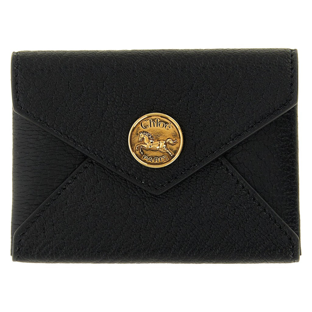 Chloé Black Goatskin Cardholder for Women