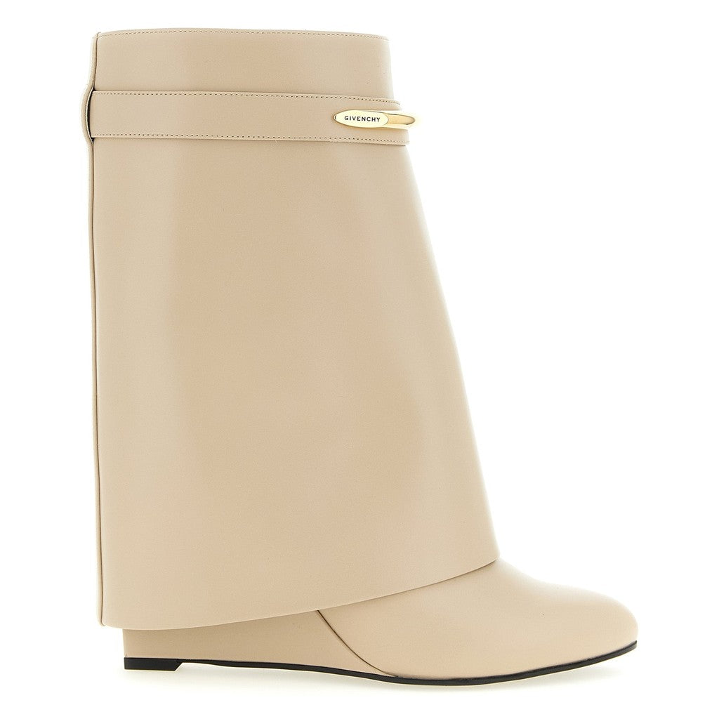 Givenchy Beige Calfskin Ankle Boots for Women